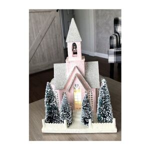 🎄Christmas Lighted "Putz" Style House